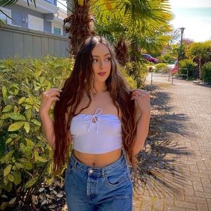 Aritzia Keyhole Tube Top